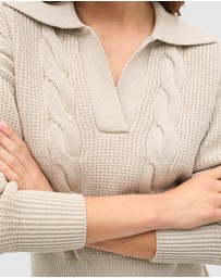 Seed Heritage - Cotton Textured Cable Knit