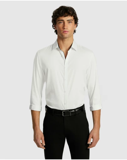 yd. - Heathcoat Slim Bamboo Blend Shirt