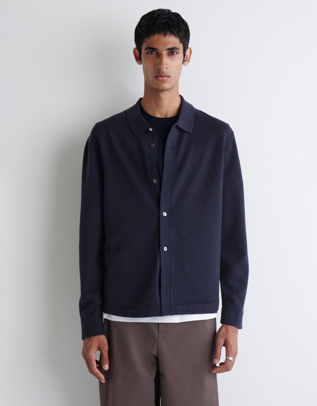 COS - Knitted Merino Wool Shirt