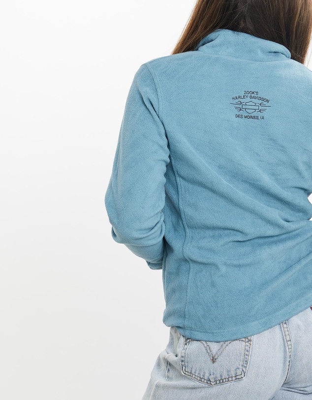 Vintage by The Real Deal - Pre Loved - Vintage Harley Davidson Quarter Zip Fleece Sweatshirt