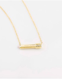 Wanderlust + Co - Color Pencil Gold Necklace