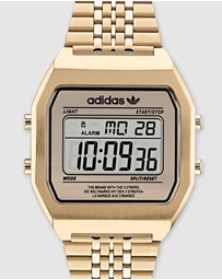 adidas Originals - Digital Two Gold Watch