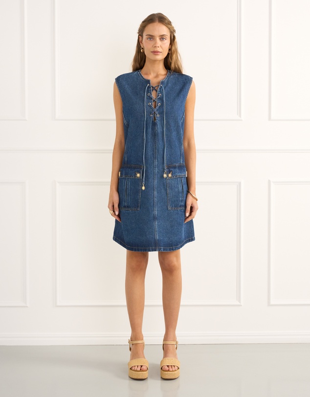 Heaven Australia - Indigo Alice Mini Dress