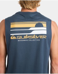 Quiksilver - Mens Stacked Horizon Muscle