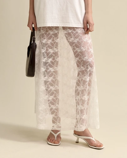 MVN - Lace Maxi Skirt