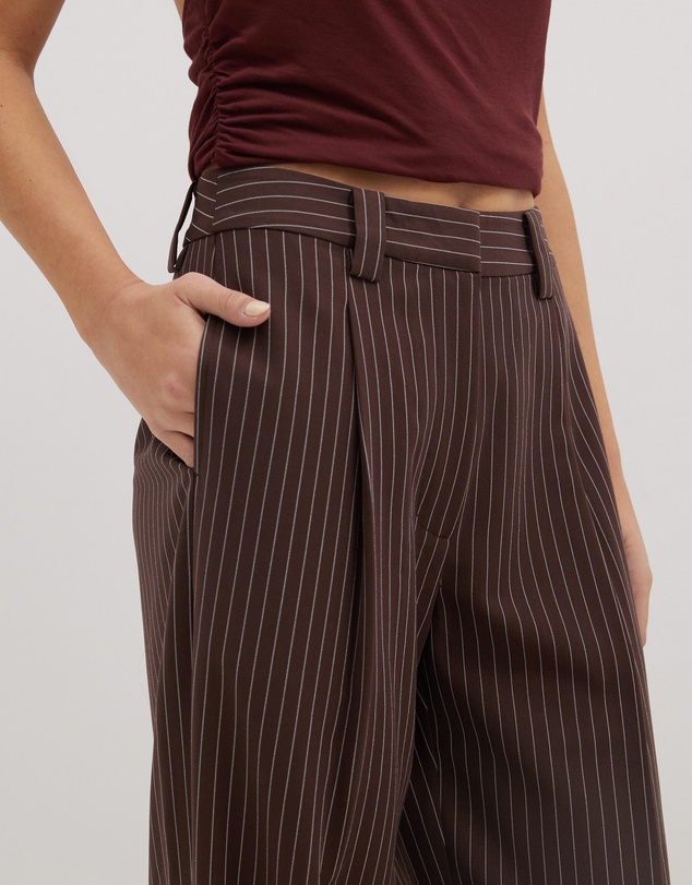 Dazie - Work Wife Stripe Tailored Pants