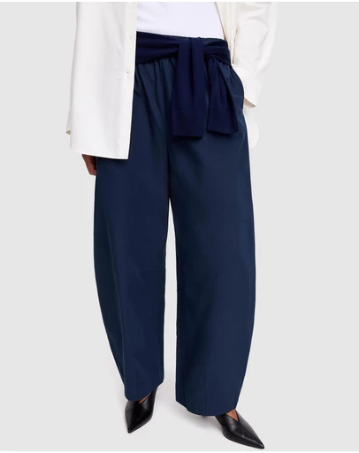 ARKET - Barrel-Leg Cotton Trousers