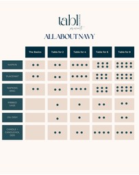 Tablescaped - All About Navy Tablescape Set
