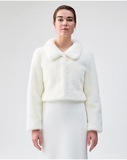 Unreal Fur - Tirage Cropped Jacket