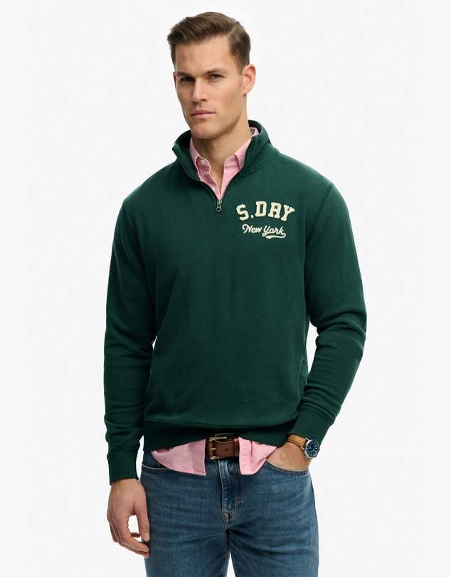 Superdry - Vintage Athletic Half Zip