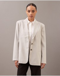 Calvin Klein - Melange Flannel Blazer