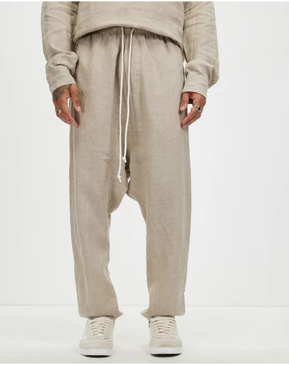 Surrounded By Ghosts - The Gismondine Linen Drawstring Pants