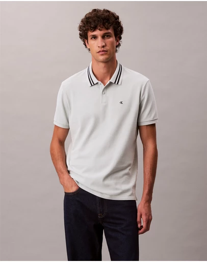 Calvin Klein Jeans - Casual Pique Classic Tipped Polo Shirt