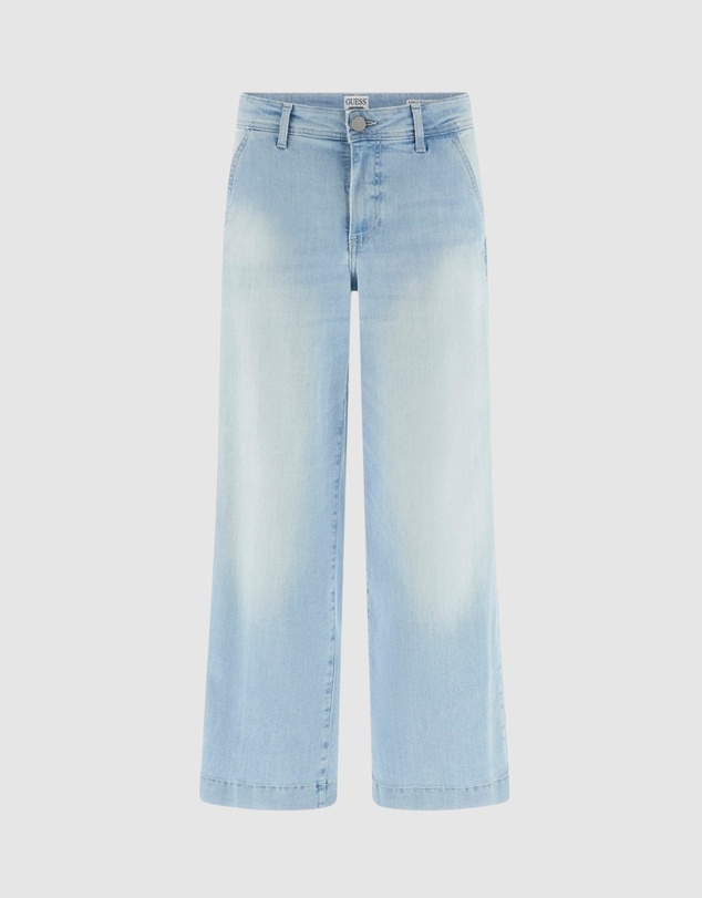 GUESS - High-Rise Eco Zoya Wide Leg Crop Jeans