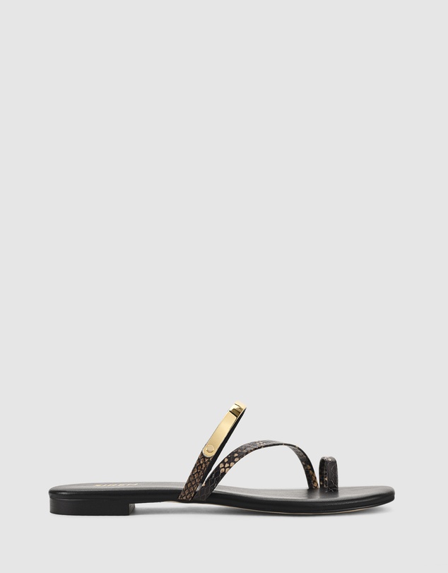 Siren - Miles Strappy Flat Sandals