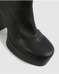 Betts - Preach Tall Platform Sock Boots