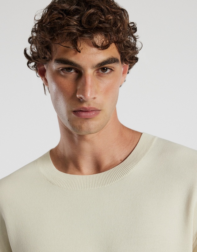 Calibre - Relaxed Crew Neck Sweater Bone