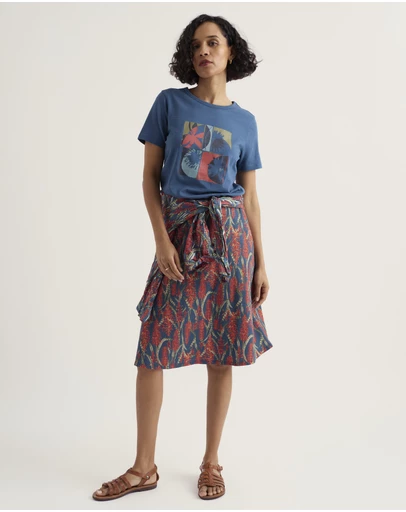 Seasalt - Rose A-Line Knee Length Skirt