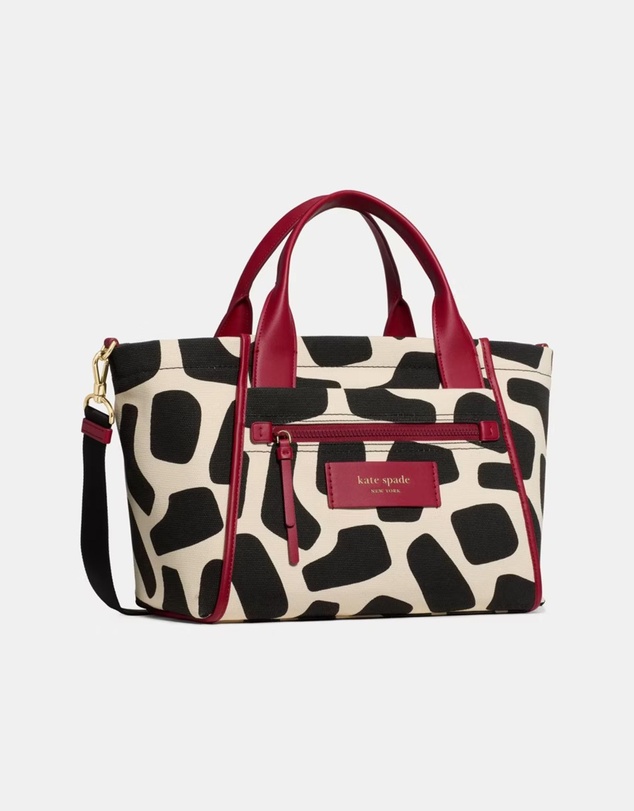 Kate Spade - Dash Giraffe Printed Canvas Tote Bag