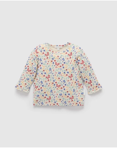 Purebaby - Butterfly Thick Layering Top -Kids-Babies