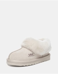 EVERAU - Australian Shepherd Ugg Kids Homey Slipper Cow Suede Upper House Shoes
