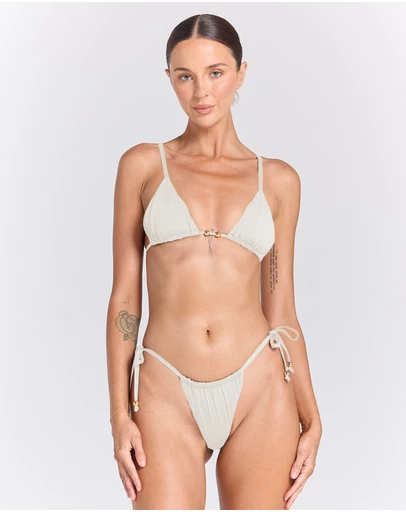 Poolside Paradiso - Essentials Beach Bikini Top - Tiare
