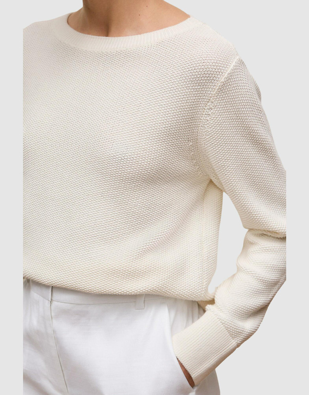 Trenery - Cotton Linen Boatneck Knit