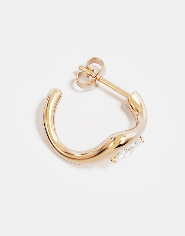 By Charlotte - Crystal Wings Hoops