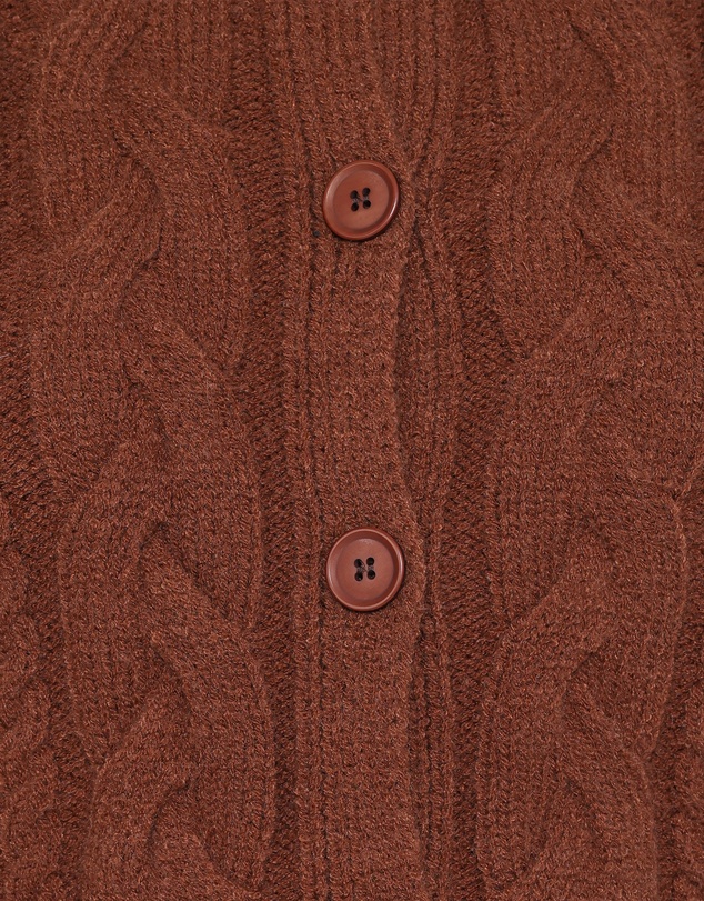 Petal & Pup - Nika Cable Knit Cardigan - Brown