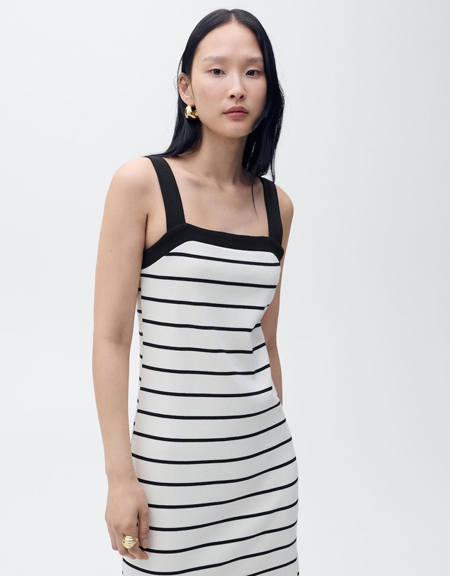 M.N.G - Tena Striped Midi Dress