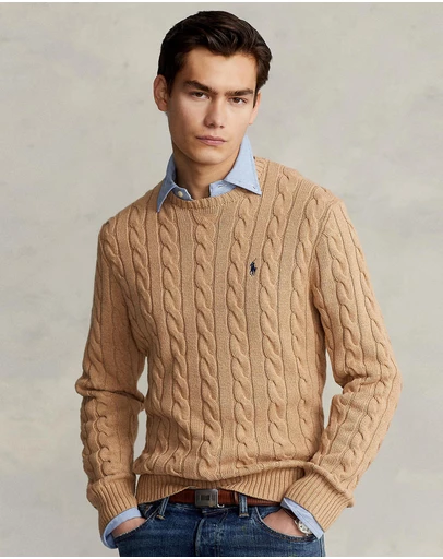 Polo Ralph Lauren - Driver Cable Knit Long Sleeve Sweater