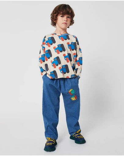 Bobo Choses - Roll The Dice Light Denim Pants - Kids-Teens