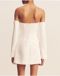Shona Joy - Oakley Strapless Draped Mini Dress