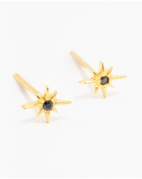 Lovisa - Gold Plated Sterling Silver Mini Starburst Stud Earrings