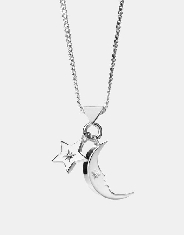 Karen Walker - Moon & Star Charm Necklace