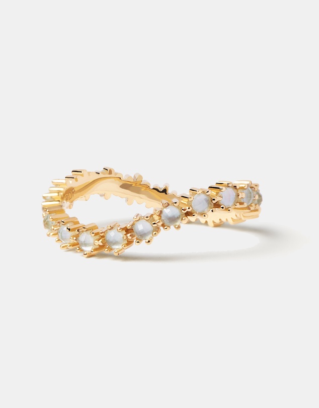 PDPAOLA - Blue Tide Gold Ring