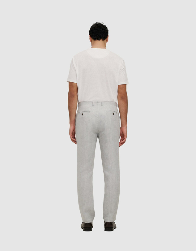 Trenery - Linen Herringbone Trouser