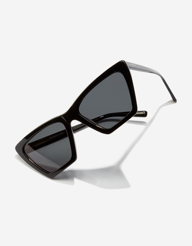 Hawkers Co - Polarized Black Dark Flush Sunglasses for Men and Women UV400