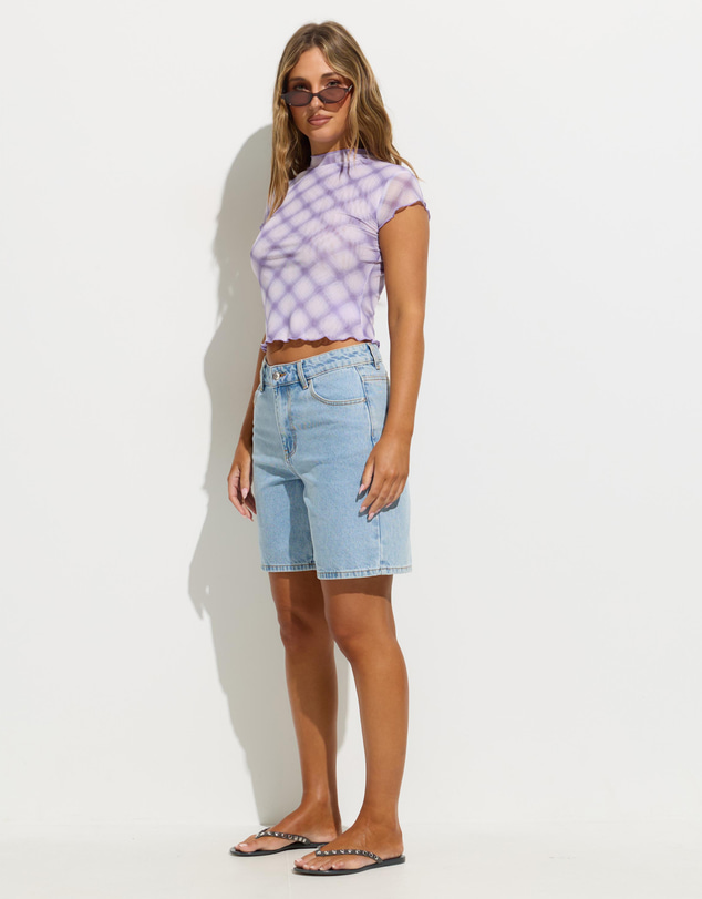 Dazie - Tara Babylock Mesh Baby Tee