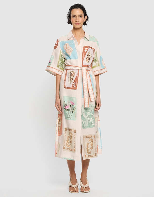KIVARI - Coastline Shirt Dress