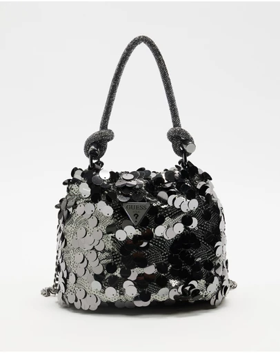 GUESS - Holiday Shine Top Handle Pouch