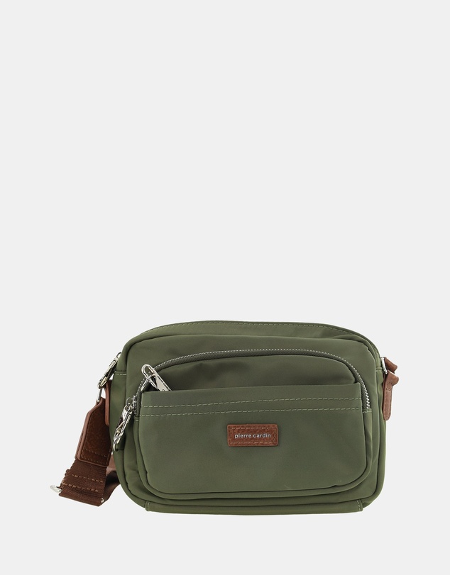 Pierre Cardin - Pierre Cardin RFID Anti-Theft Nylon Crossbody Bag