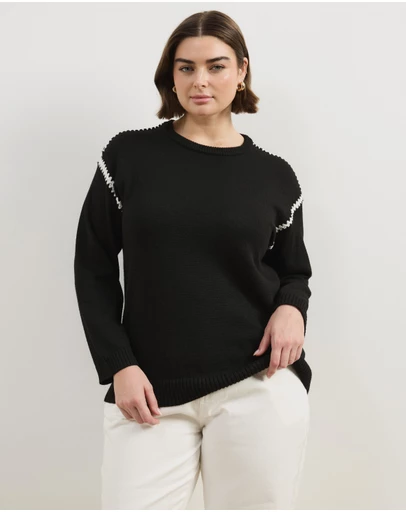 Atmos&Here Curvy - Maisie Oversized Sweater