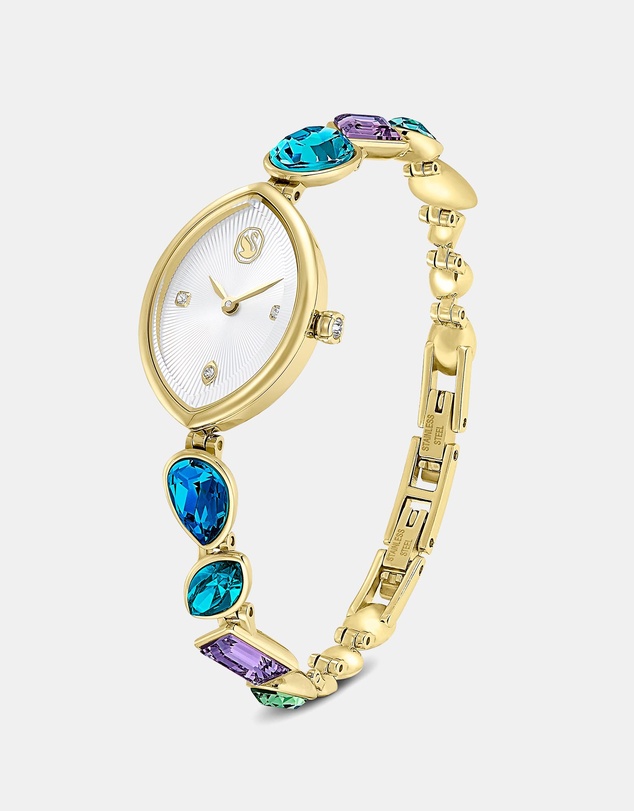 Swarovski - Gema Watch, Crystal Bracelet, Gold Tone, Gold-Tone Finish