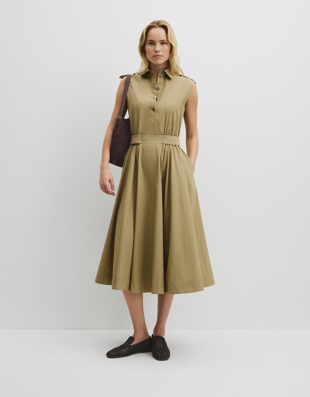 Country Road - Australian Cotton Fit-and-flare Midi Dress