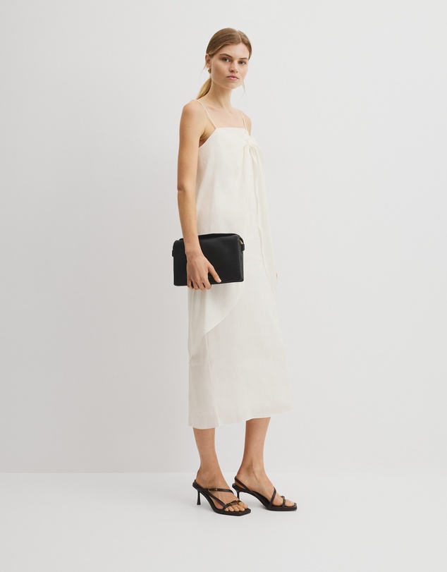 Country Road - Tie Detail Midi Dress