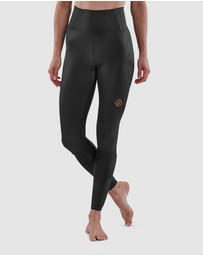 SKINS - SKINS Compression Women's Series-5 Activewear Long Tights Skyscraper Black