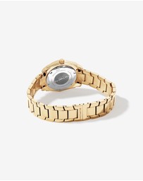 Michael Hill - Ladies Mother of Pearl Watch with 0.28 Carat TW of Diamonds in Gold Tone Stainless Steel
