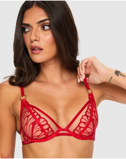 Ann Summers - Flames Of Passion Non-Padded Plunge Bra