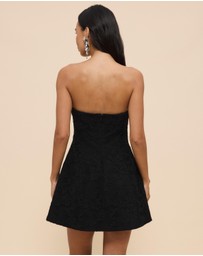 CHANCERY - Lani Strapless Structured Lace Mini Dress